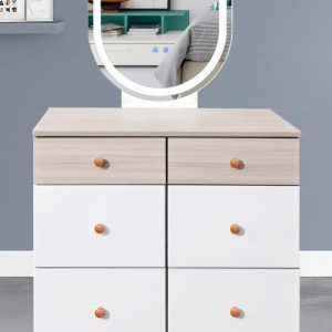 Oval Mirror Dressing Table
