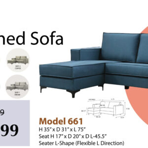 Newly Launch Sofa Set (Flexible L Direction)