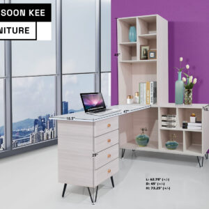 Study/Work Table (Extended L Shape)